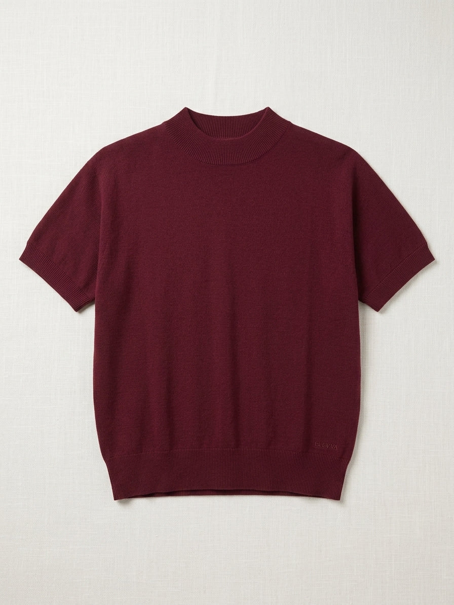 Camiseta de punto básica